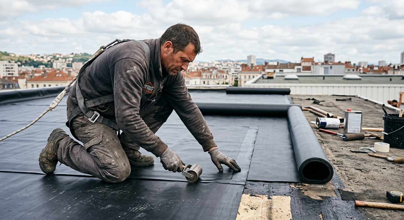 Membrane EPDM toiture