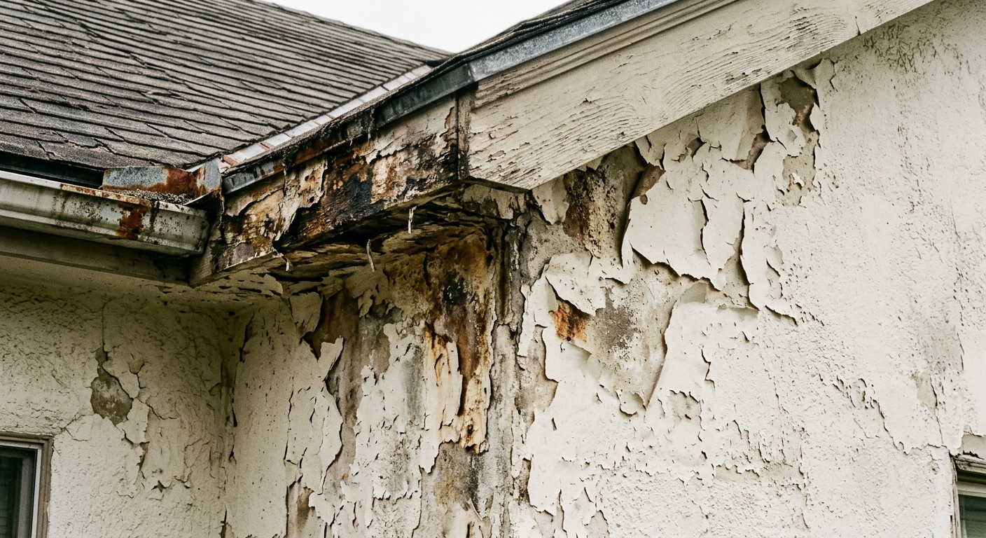 Peinture &eacute;caill&eacute;e